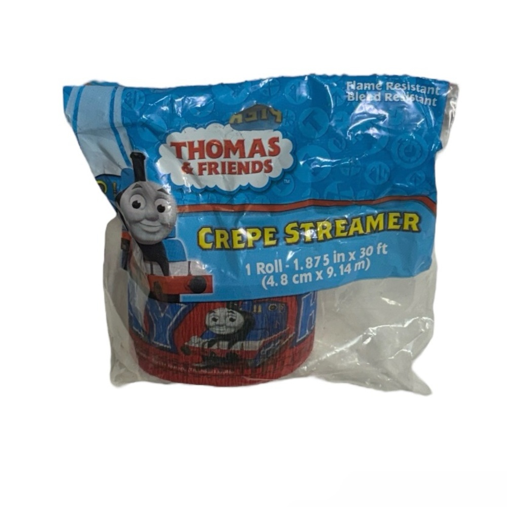 DesignWare Thomas & Friends Crepe streamer brand new in packaging never used!